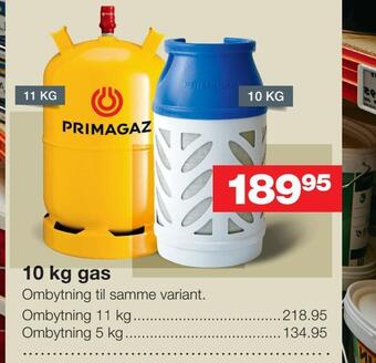 Bauhaus 10 kg gas tilbud