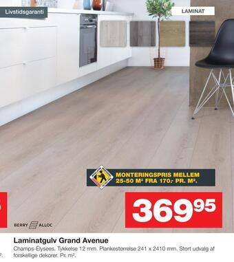 Bauhaus Laminatgulv grand avenue tilbud