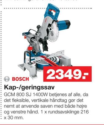 Bauhaus Kap-/geringssav tilbud