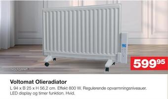 Bauhaus Voltomat olieradiator tilbud
