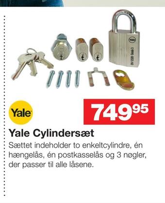 Bauhaus Yale cylindersæt tilbud