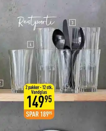 Imerco Figaro vandglas 6-pak tilbud