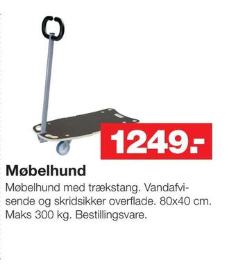 Bauhaus Møbelhund tilbud