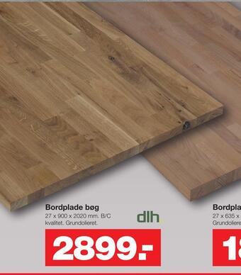 Bauhaus Bordplade bøg tilbud