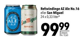 Citti Refsvindinge az ale no.16 eller san miguel tilbud