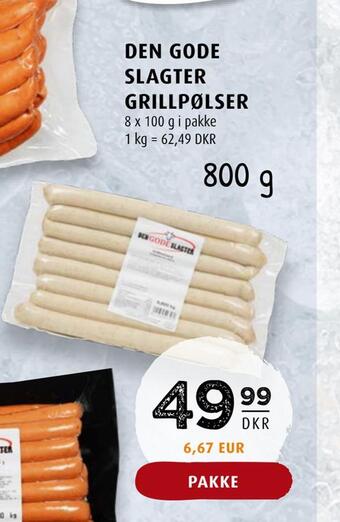 Scandinavian Park Den gode slagter grillpølser tilbud