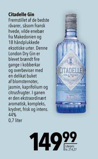Citti Citadelle gin tilbud