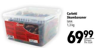 Citti Carletti skumbananer tilbud