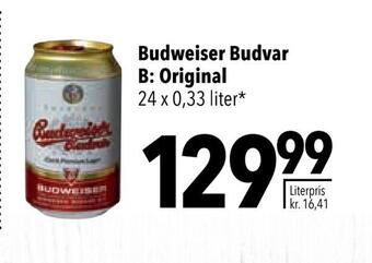 Citti Budweiser budvar b: original tilbud