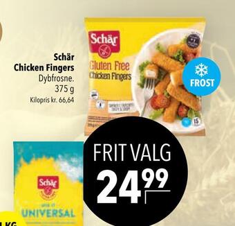 Citti Schär chicken fingers tilbud