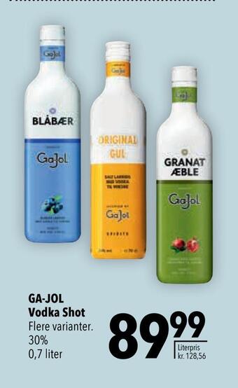 Ga-jol vodka shot