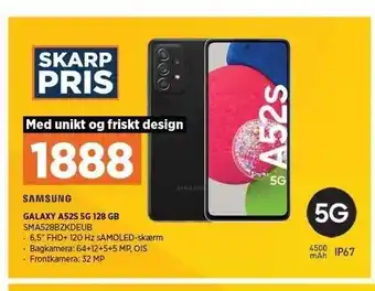 Power Galaxy a52s 5g 128gb tilbud