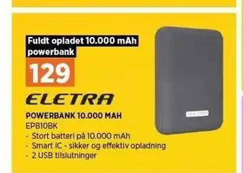 Power Powerbank 10.000 mah tilbud