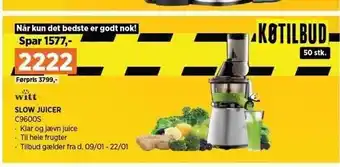 Power Slow juicer tilbud