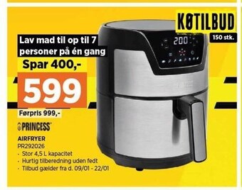 Power Airfryer tilbud