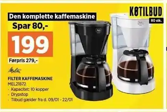Power Filter kaffemaskine tilbud