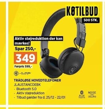 Power Trådløse hovedtelefoner tilbud