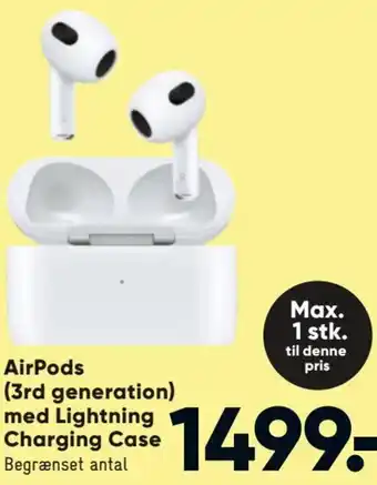Bilka Airpods (3rd generation) Med Lightning Charging Case tilbud