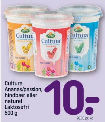 REMA 1000 Cultura yoghurt ananas & passion tilbud