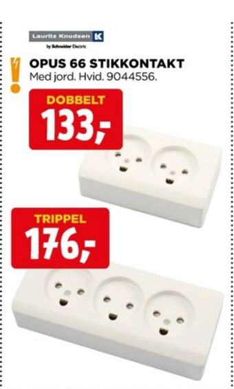 jem & fix Opus stikkontakt tilbud