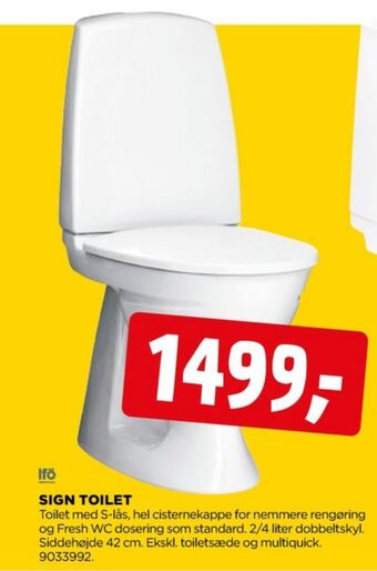 jem & fix Ifö toilet tilbud