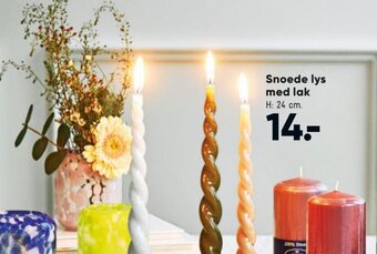 Bilka Snoede Lys Med Lak tilbud