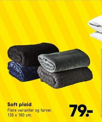 Bilka Soft Plaid tilbud