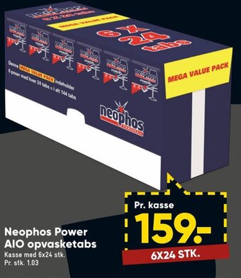Bilka Neophos Power AIO Opvasketabs tilbud