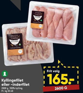 Bilka Kyllingefilet eller - Inderfilet tilbud