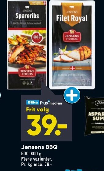 Bilka Jensens BBQ tilbud