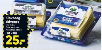 Bilka Klovborg Skiveost tilbud