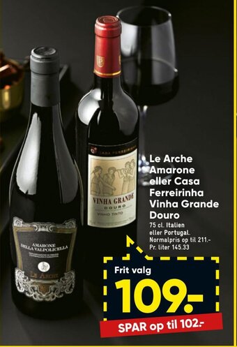 Bilka Le Arche Amarone tilbud