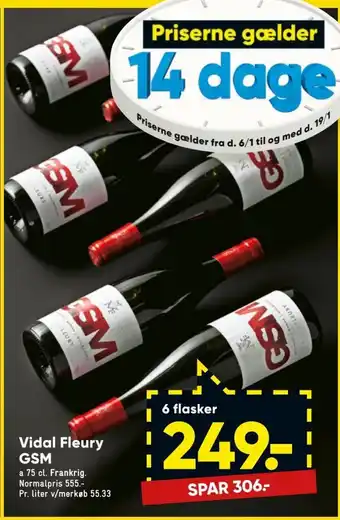 Bilka Vidal Fleury GSM tilbud