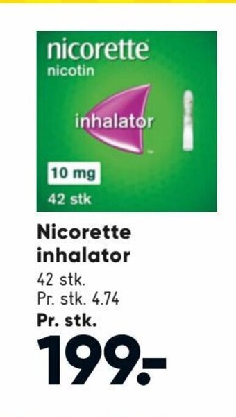Bilka Nicorette Inhalator tilbud