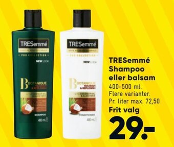 Bilka Tresemmé Shampoo eller Balsam tilbud