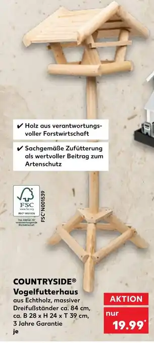 Countryside Vogelfutterhaus