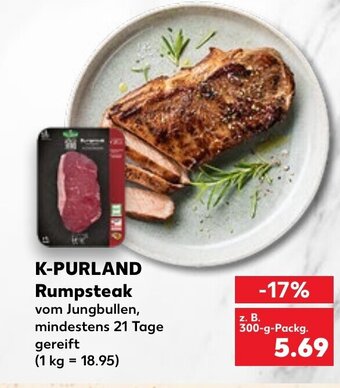 Kaufland DE K-Purland Rumpsteak tilbud
