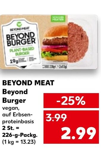 Kaufland Beyond Meat Beyond Burger tilbud