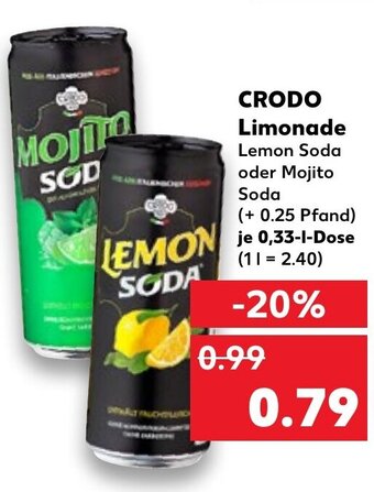 Kaufland Crodo Limonade tilbud