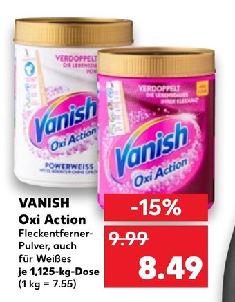 Kaufland Vanish Oxi Action tilbud