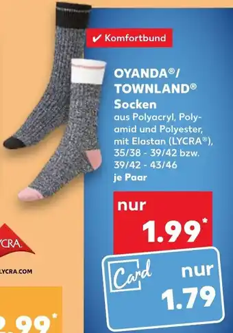 Kaufland Oyanda / Townland Socken tilbud