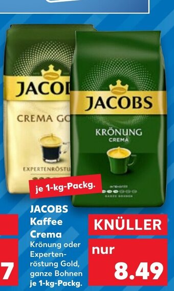 Kaufland DE Jacobs Kaffee Crema tilbud