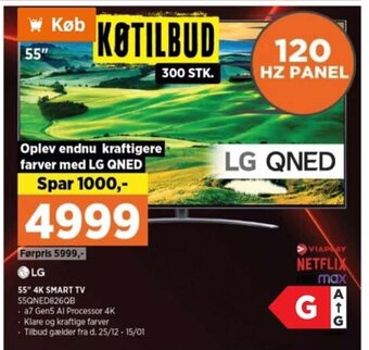 Power 55" 4K Smart Tv tilbud