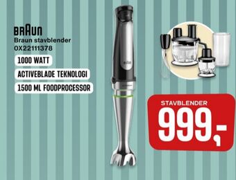 Skousen Braun stavblender tilbud