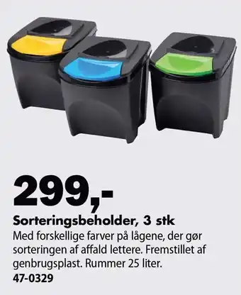 Sorteringsbeholder
