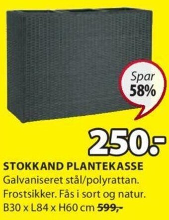Stokkand Plantekasse