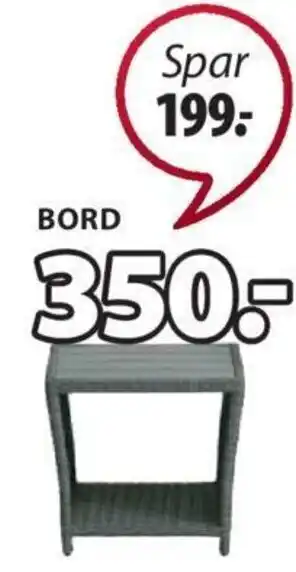 JYSK Stord Bord +Stol tilbud