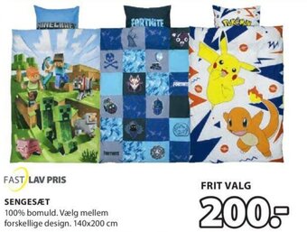 JYSK Sengesæt 140x200 cm tilbud