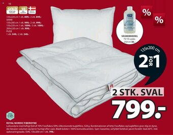 JYSK Royal Nordic Fiberdyne tilbud