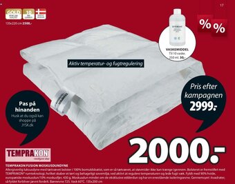 JYSK Temprakon Fusion Moskusdundyne tilbud